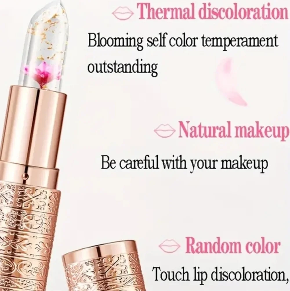 Petal Jelly Temperature Activated Color Changing Lipbalm Lipstick NWT